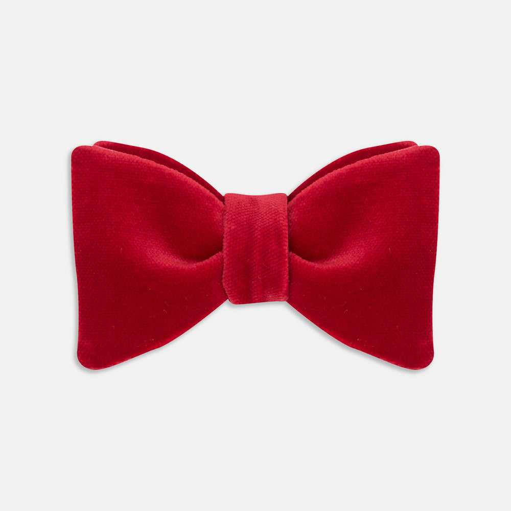 Red Velvet Bow Tie