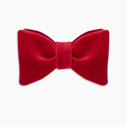 Red Velvet Bow Tie Image 4