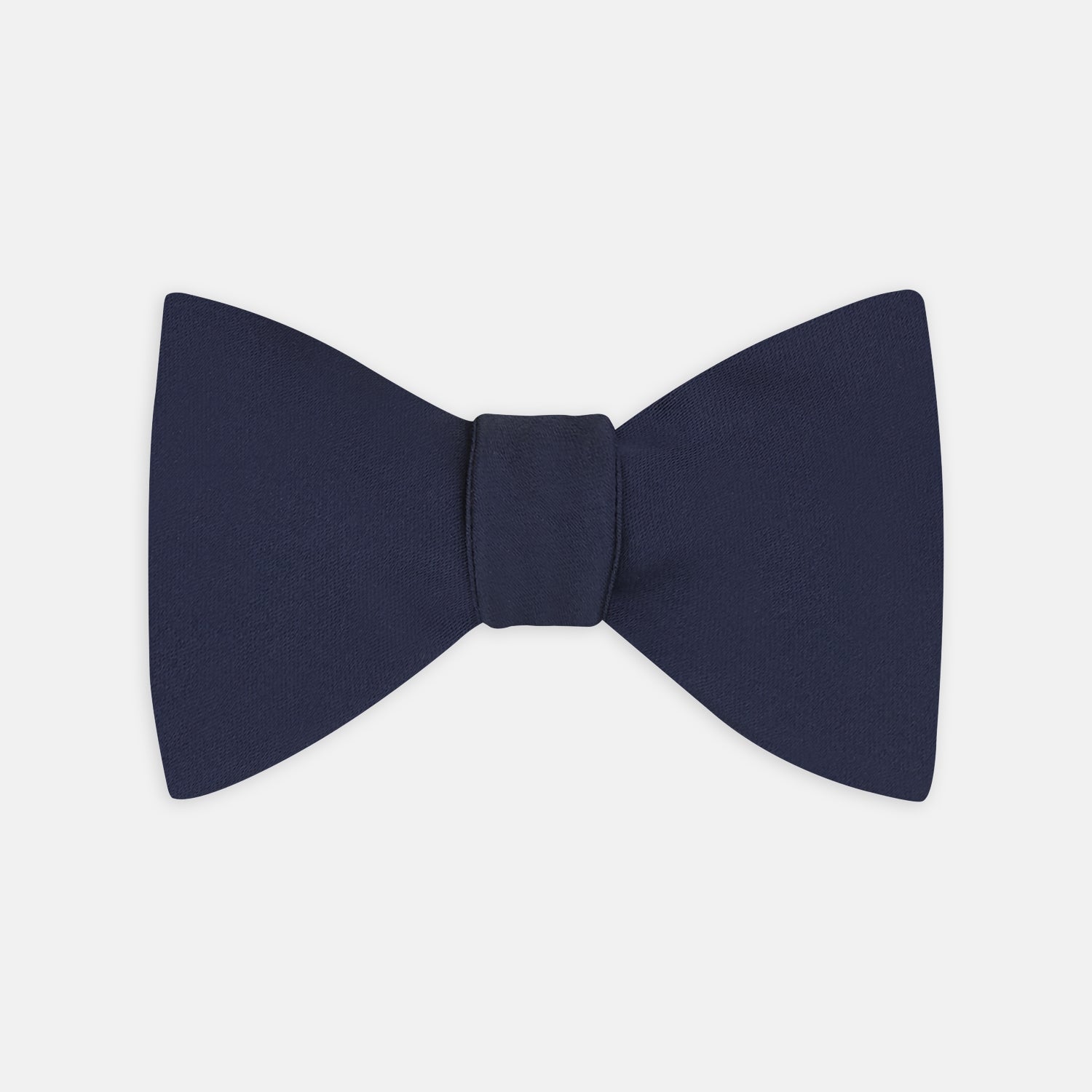 View 1 of product Navy Satin Silk Bow Tie