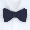 View 2 of product Navy Satin Silk Bow Tie