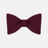 Burgundy Barathea Bow Tie