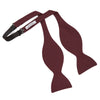 View 3 of product Burgundy Barathea Bow Tie
