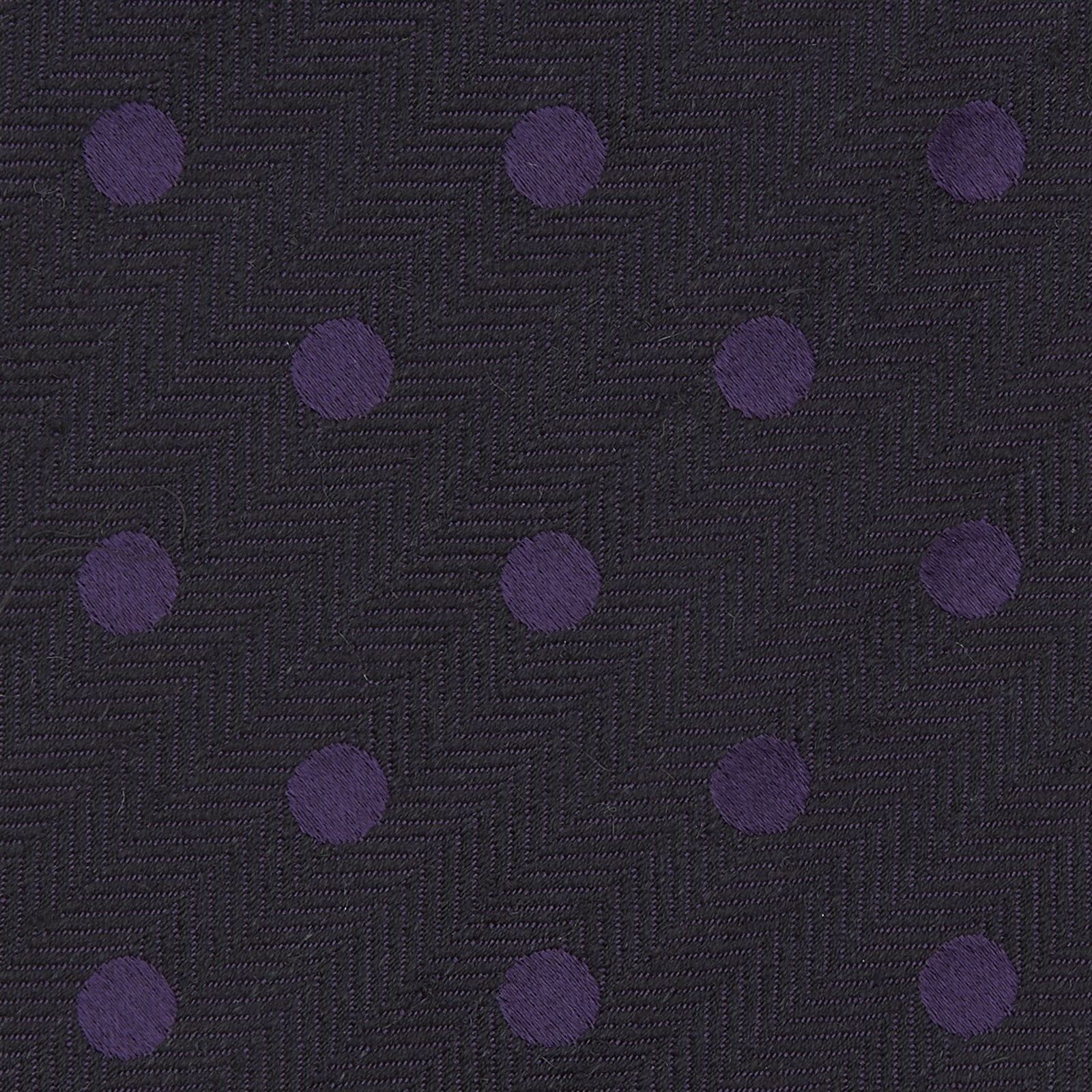 Purple Spot Silk Blend Noile Tie