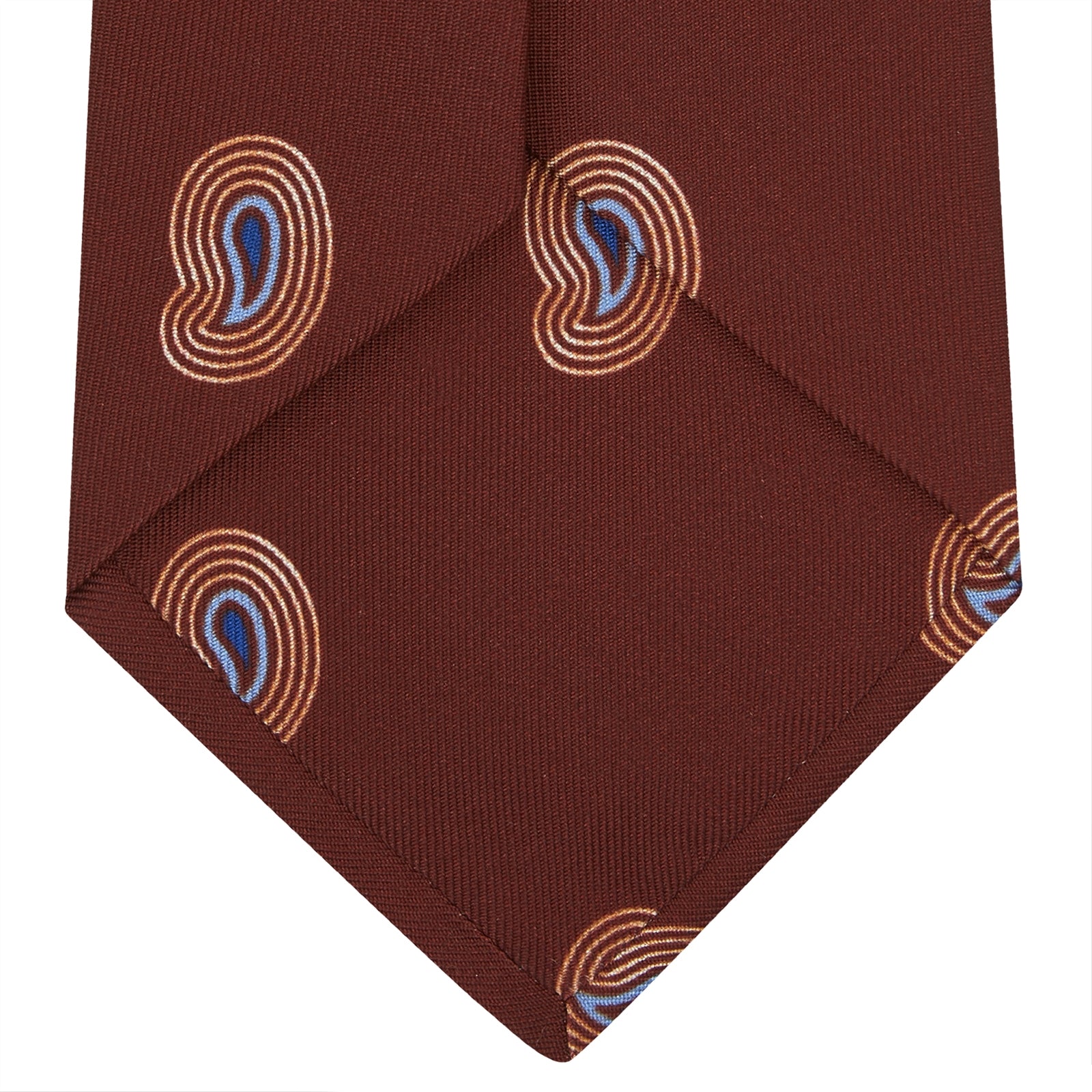 View 4 of product Red Pulse Paisley Silk Tie