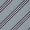 View 3 of product Powder Blue Diagonal Stripe Cotton and Silk Tie