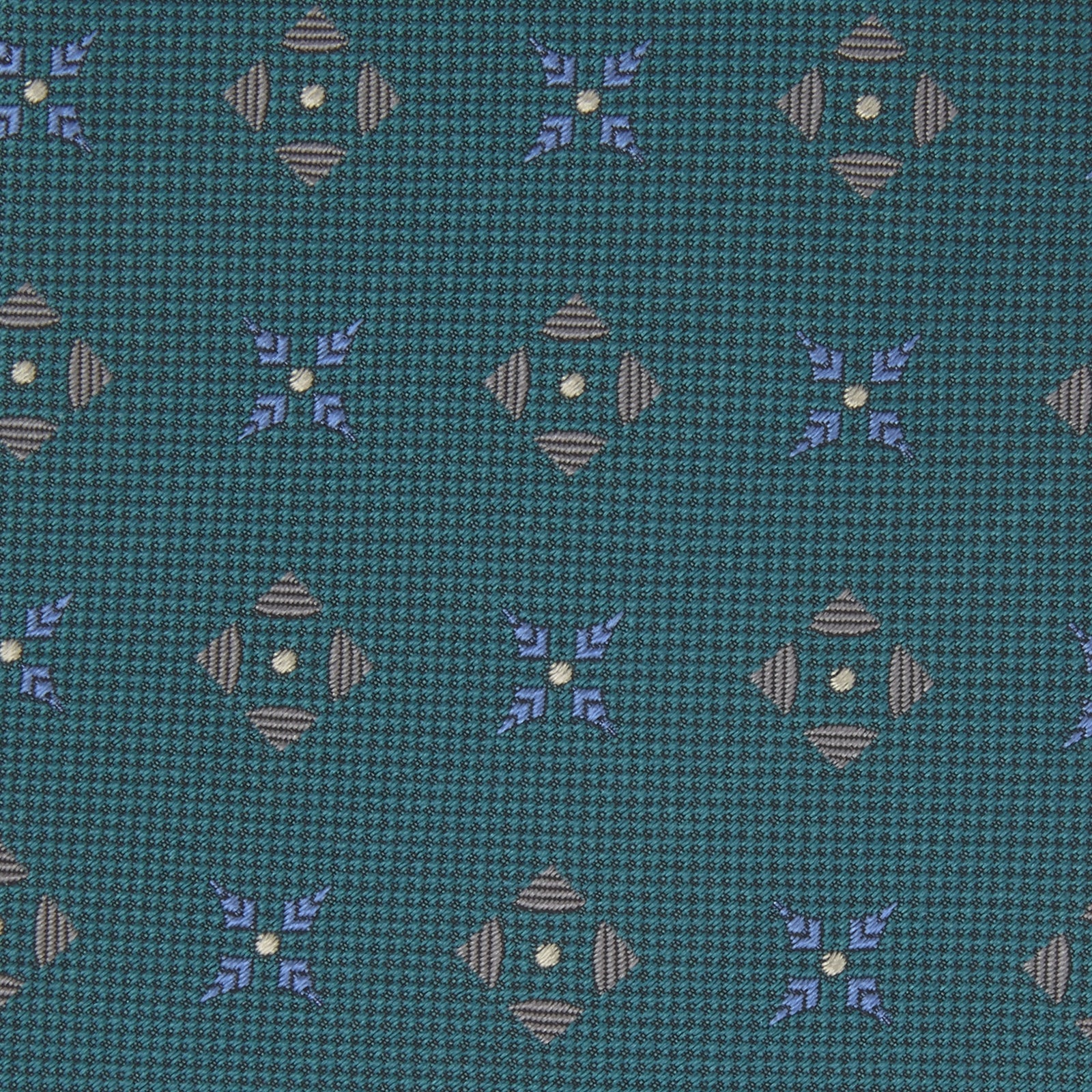 View 3 of product Turquoise Crosses Silk Tie