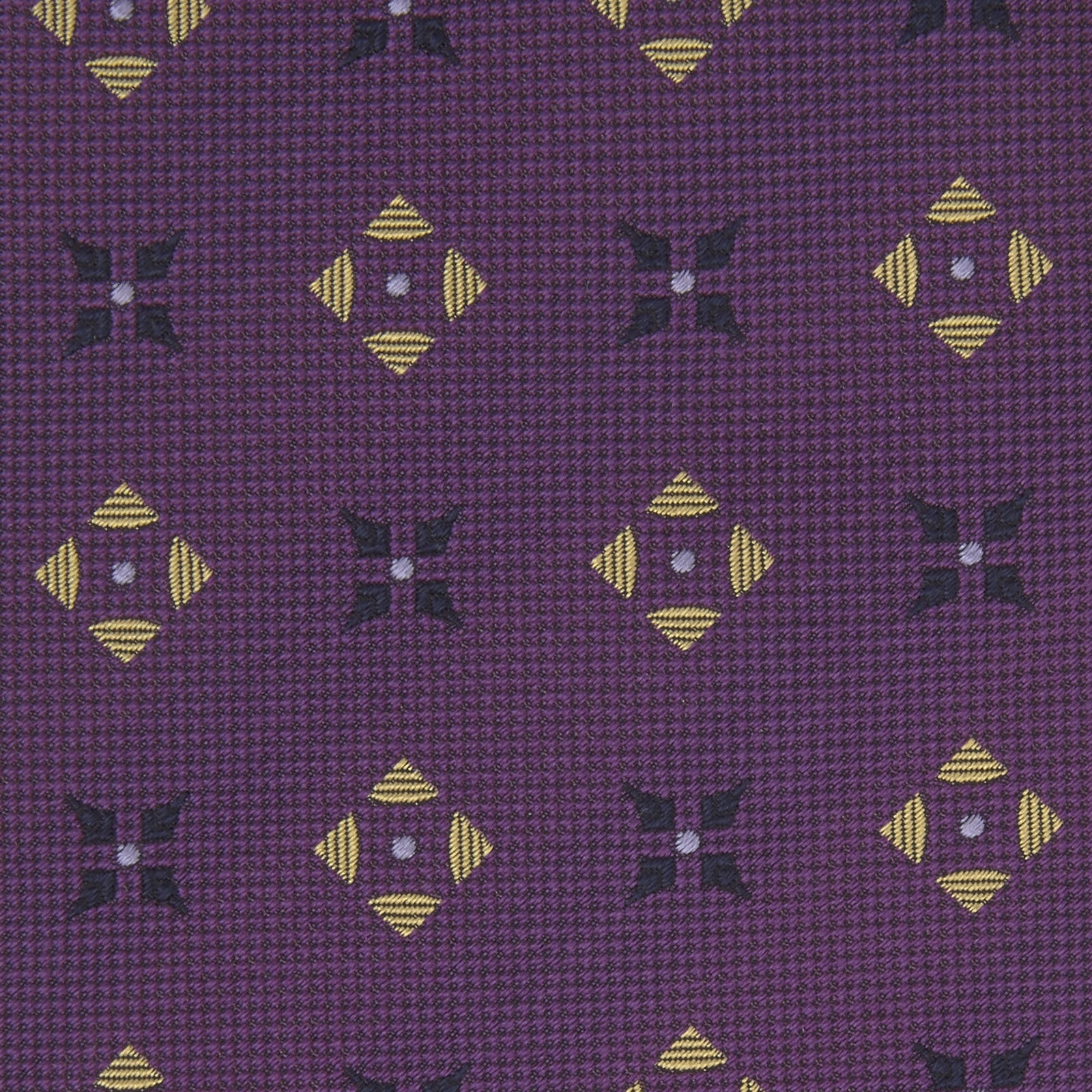 View 3 of product Purple Crosses Silk Tie