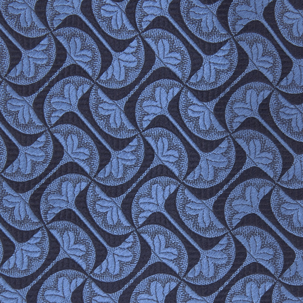 Blue Geo Silk Tie