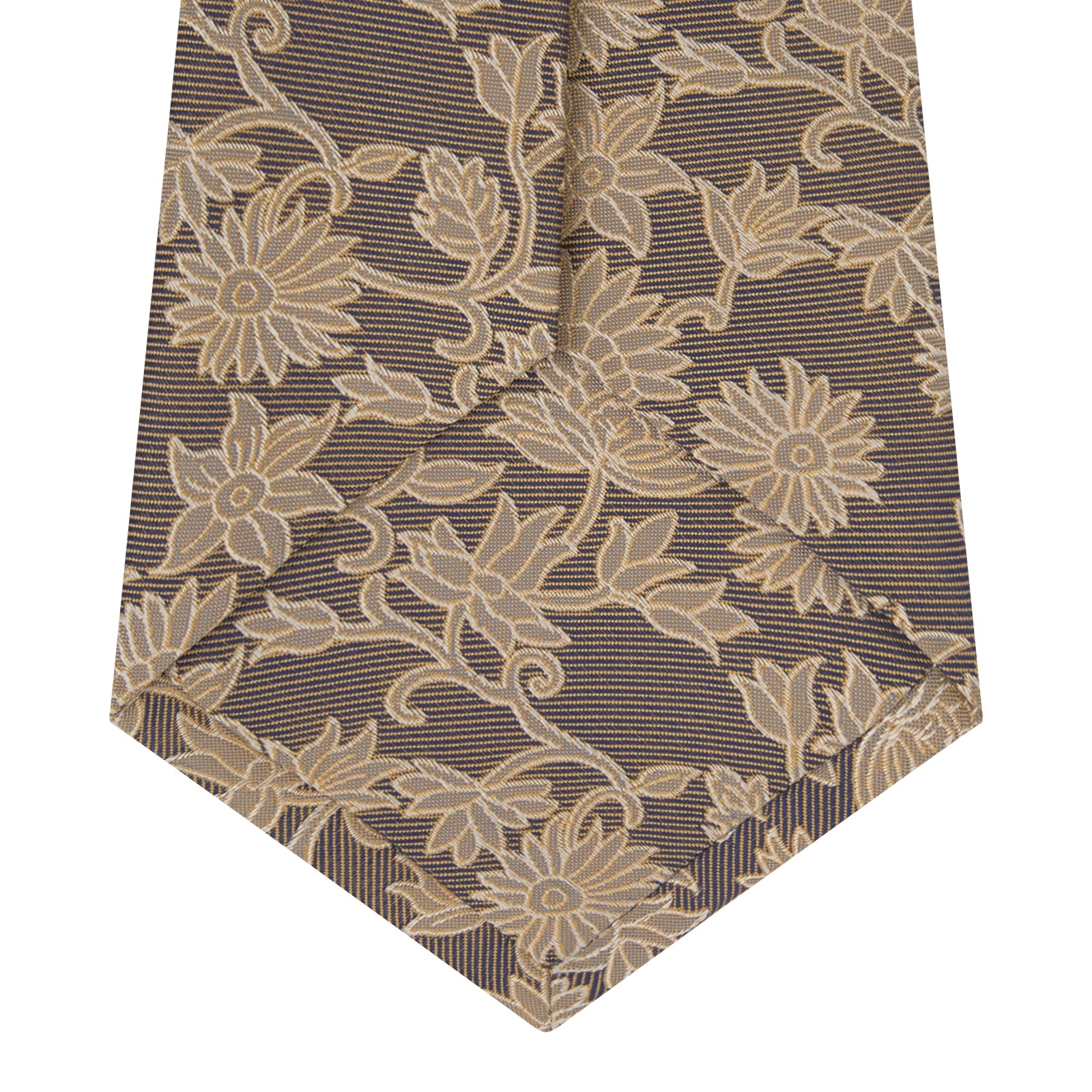 View 4 of product Copper Floral Occasion Silk Tie
