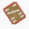 View 1 of product Bone Collar Stays in Red Leather Lined Olive Suede Tray