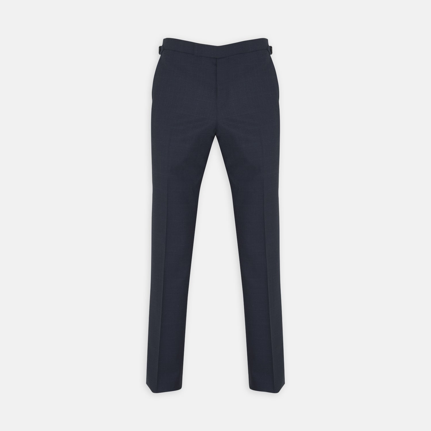View 1 of product Harry Navy Check Wool Trousers