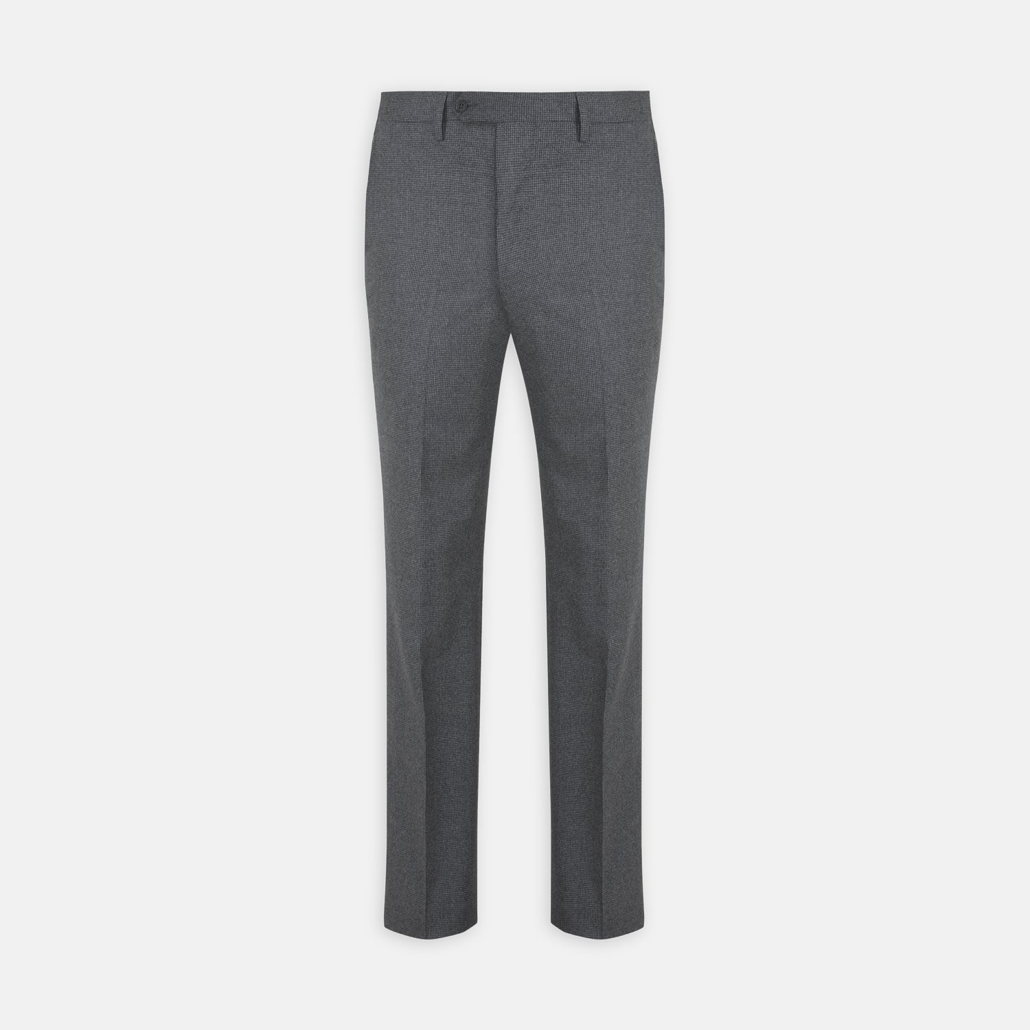 View 1 of product Jackson Grey Flannel Wool Trousers