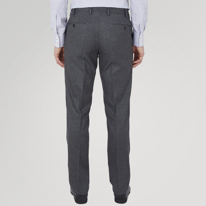 Jackson Grey Flannel Wool Trousers Image 2