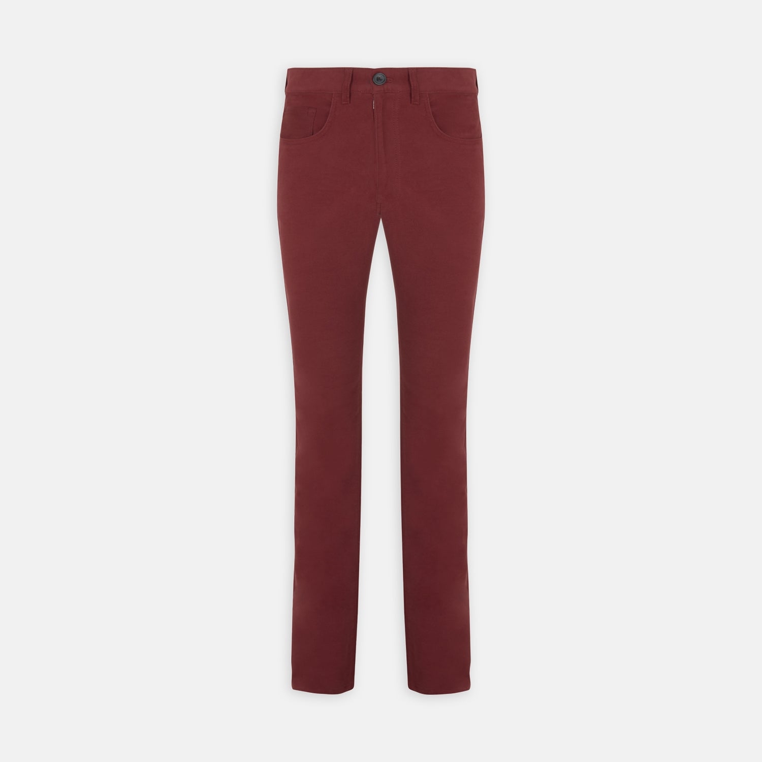 View 1 of product Hanley Maroon Moleskin 5-Pocket Trousers