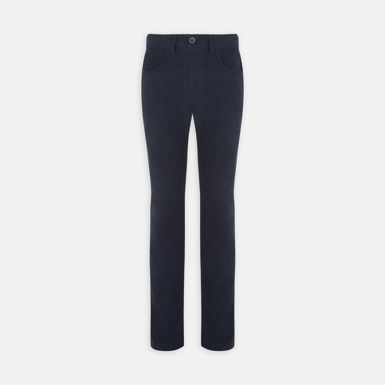 View 1 of product Hanley Navy Moleskin 5-Pocket Trousers