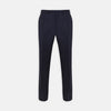 View 1 of product Navy Worsted Wool Pleated Formal Trousers