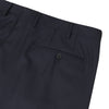 View 2 of product Navy Worsted Wool Pleated Formal Trousers