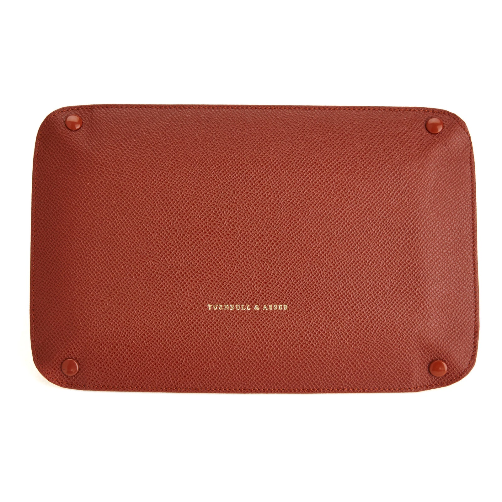 View 2 of product Brown and Yellow Rectangular Leather Travel Tray