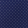 View 3 of product Blue and White Small Spot Printed Silk Tie