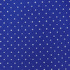 View 3 of product Slim Royal Blue and White Small Spot Printed Silk Tie