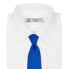View 2 of product Royal Blue and White Small Spot Printed Silk Tie