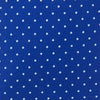 View 3 of product Royal Blue and White Small Spot Printed Silk Tie