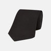 View 1 of product Long Black Grenadine Silk Tie