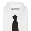 View 2 of product Slim Black Grenadine Silk Tie