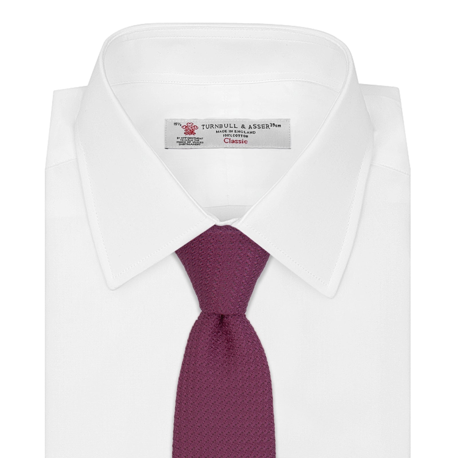 View 2 of product Wine Grenadine Silk Tie