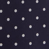 View 3 of product Seven-Fold Navy Churchill Spot Silk Tie