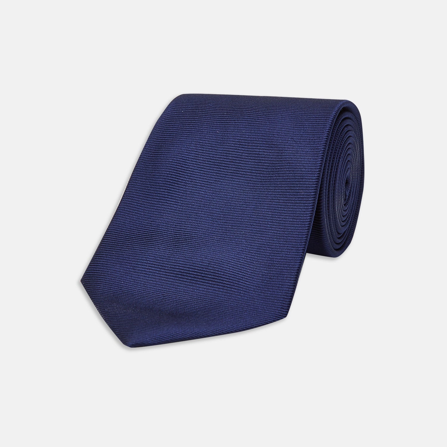 View 1 of product Slim Navy Twill Silk Tie