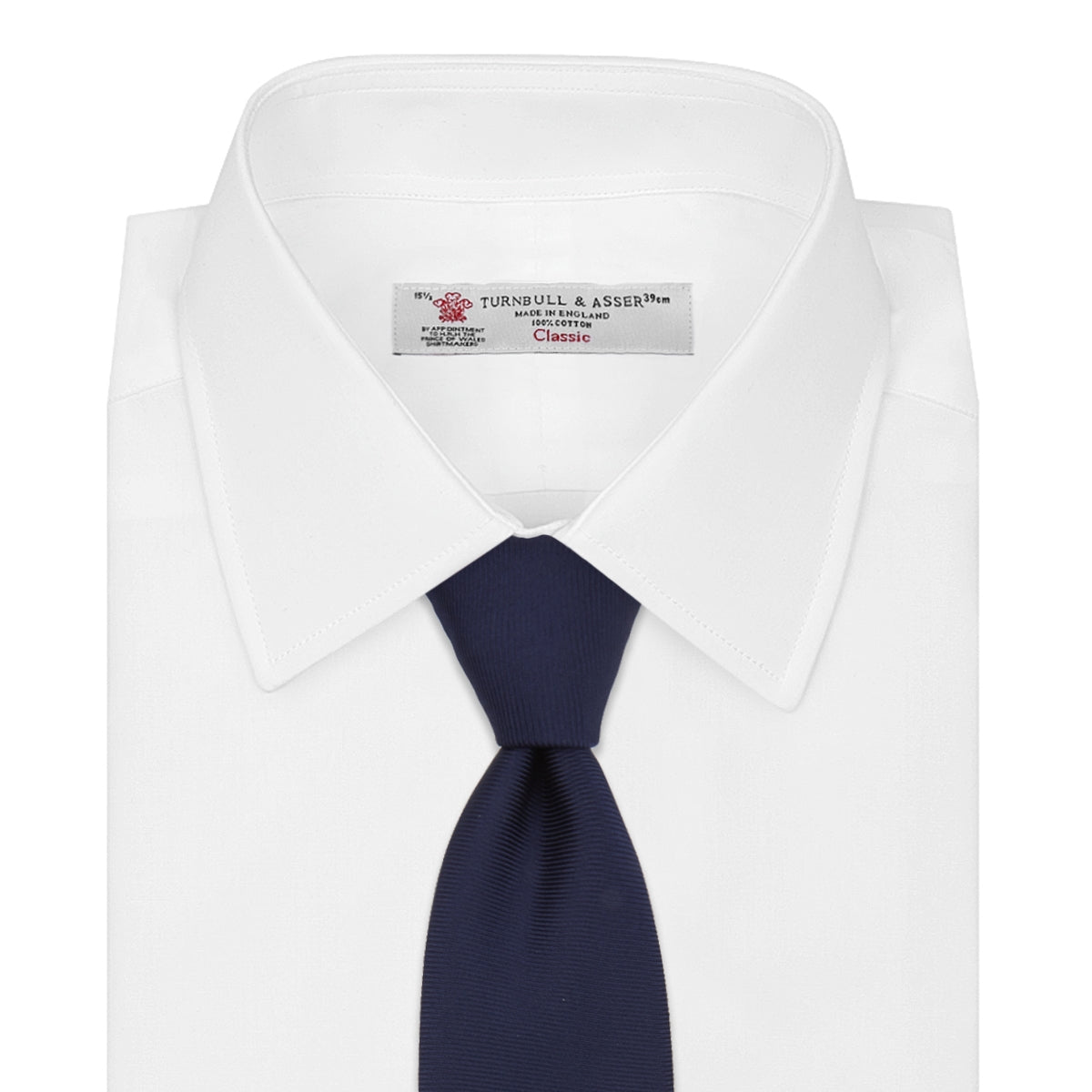 View 2 of product Slim Navy Twill Silk Tie