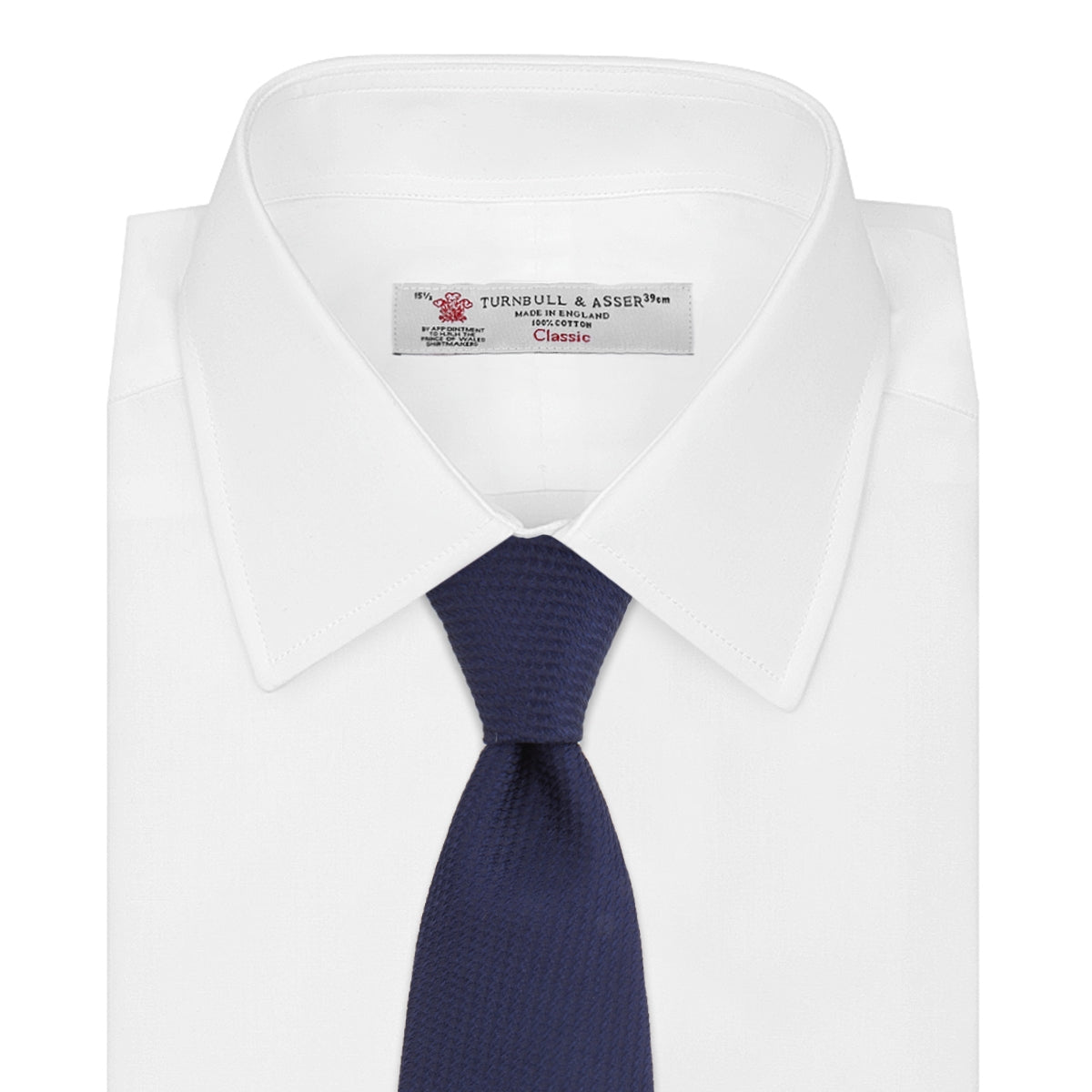 View 2 of product Long Navy Lace Silk Tie