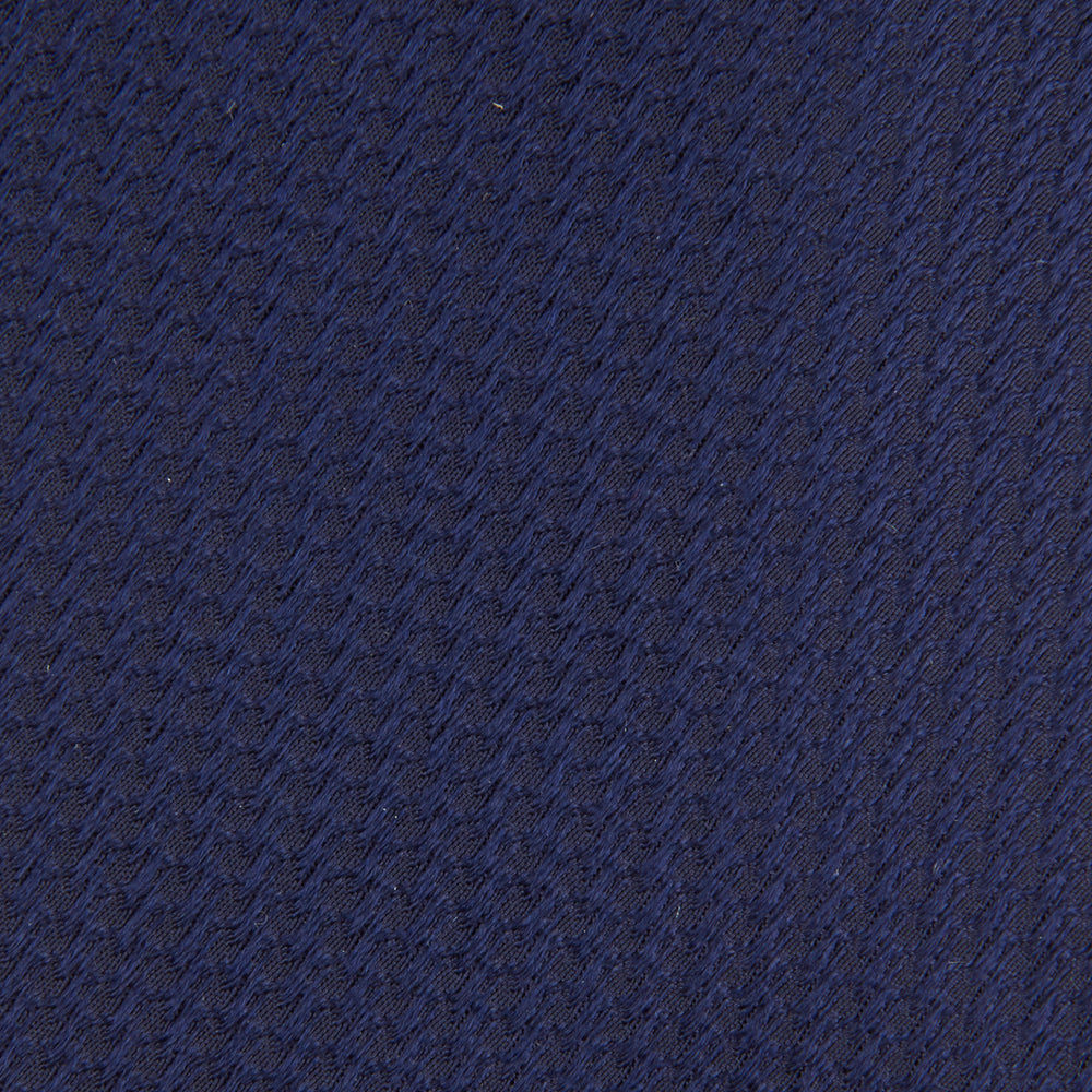 Navy Lace Silk Tie