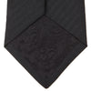 View 4 of product Black Herringbone Silk Tie
