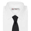 View 2 of product Black Plain Satin Silk Tie