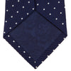View 4 of product Navy and White Spot Lace Silk Tie