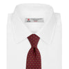 View 2 of product The Great Gatsby Burgundy Printed Silk Tie