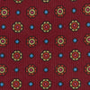 View 3 of product The Great Gatsby Burgundy Printed Silk Tie