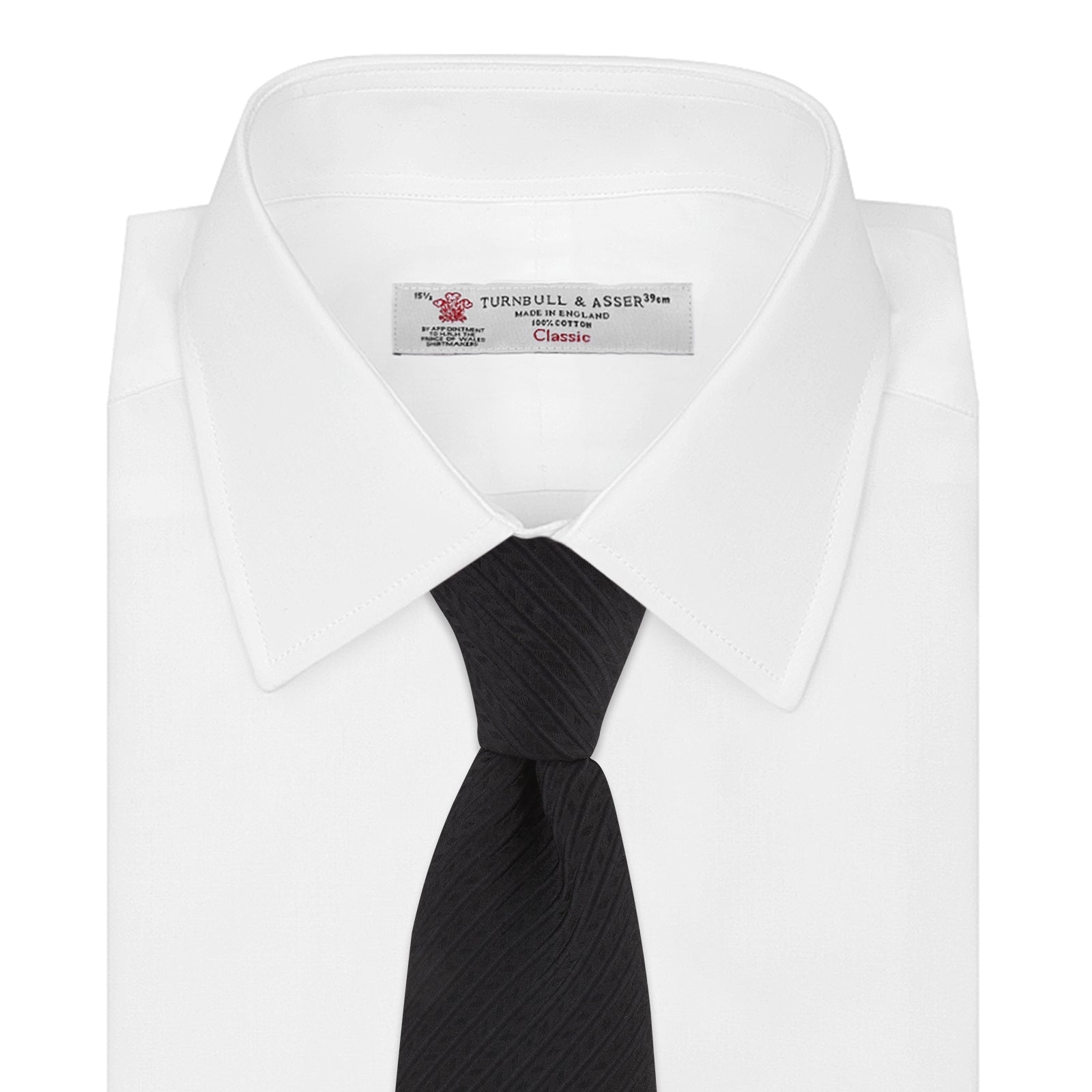 View 2 of product Black Ottoman Silk Tie