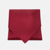 View 1 of product Burgundy and White Mini Spot Silk Cravat