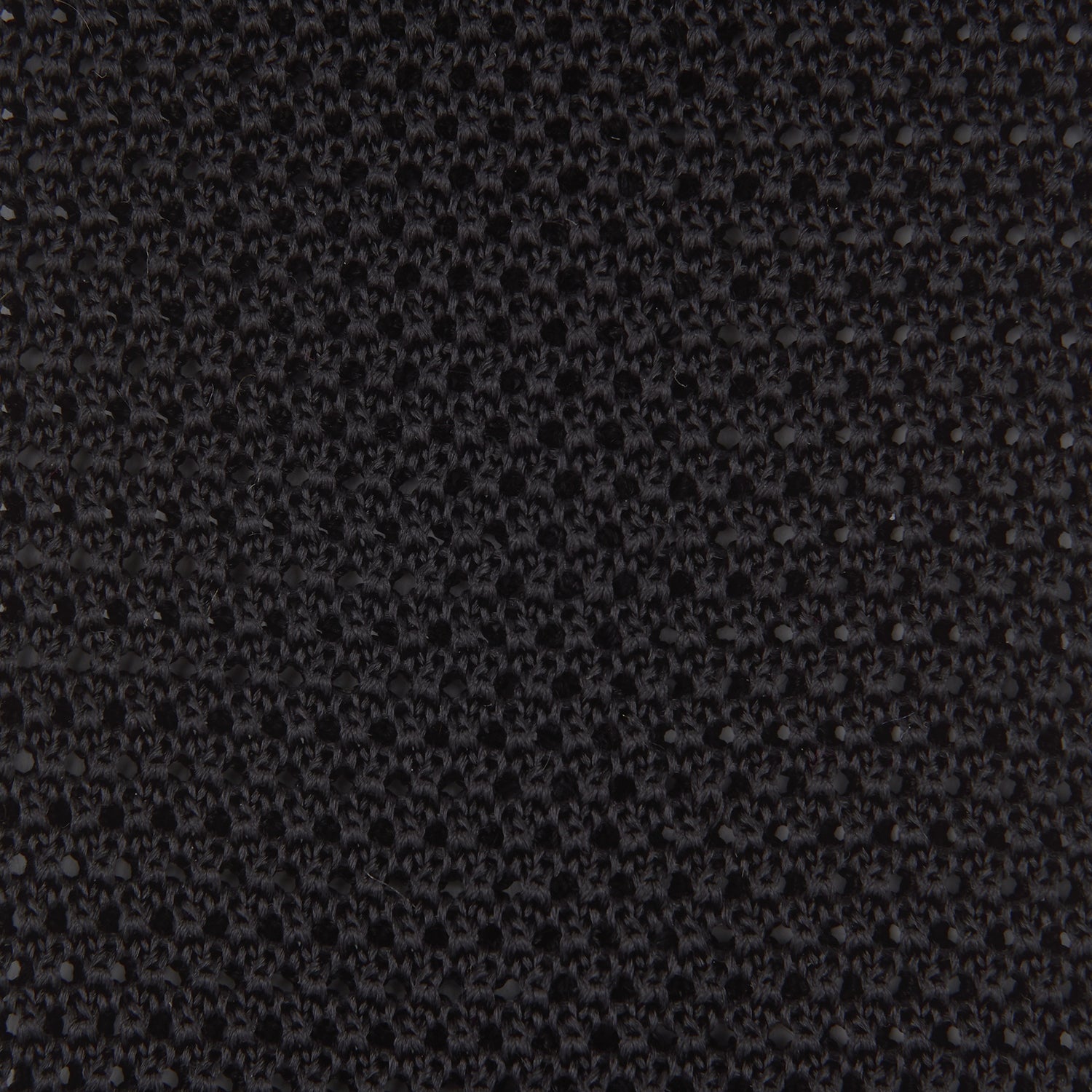 View 3 of product Black Knitted Silk Tie