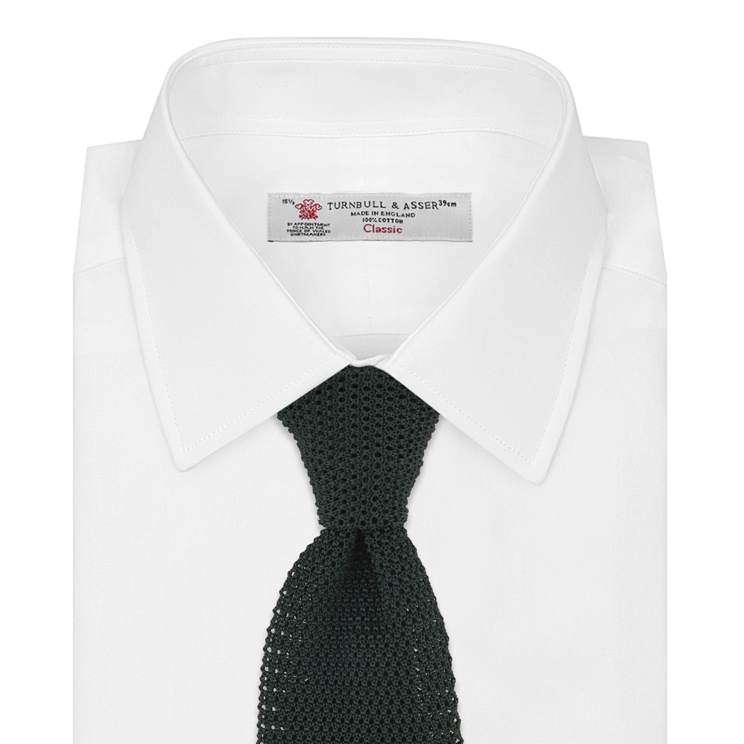 View 2 of product Green Knitted Silk Tie