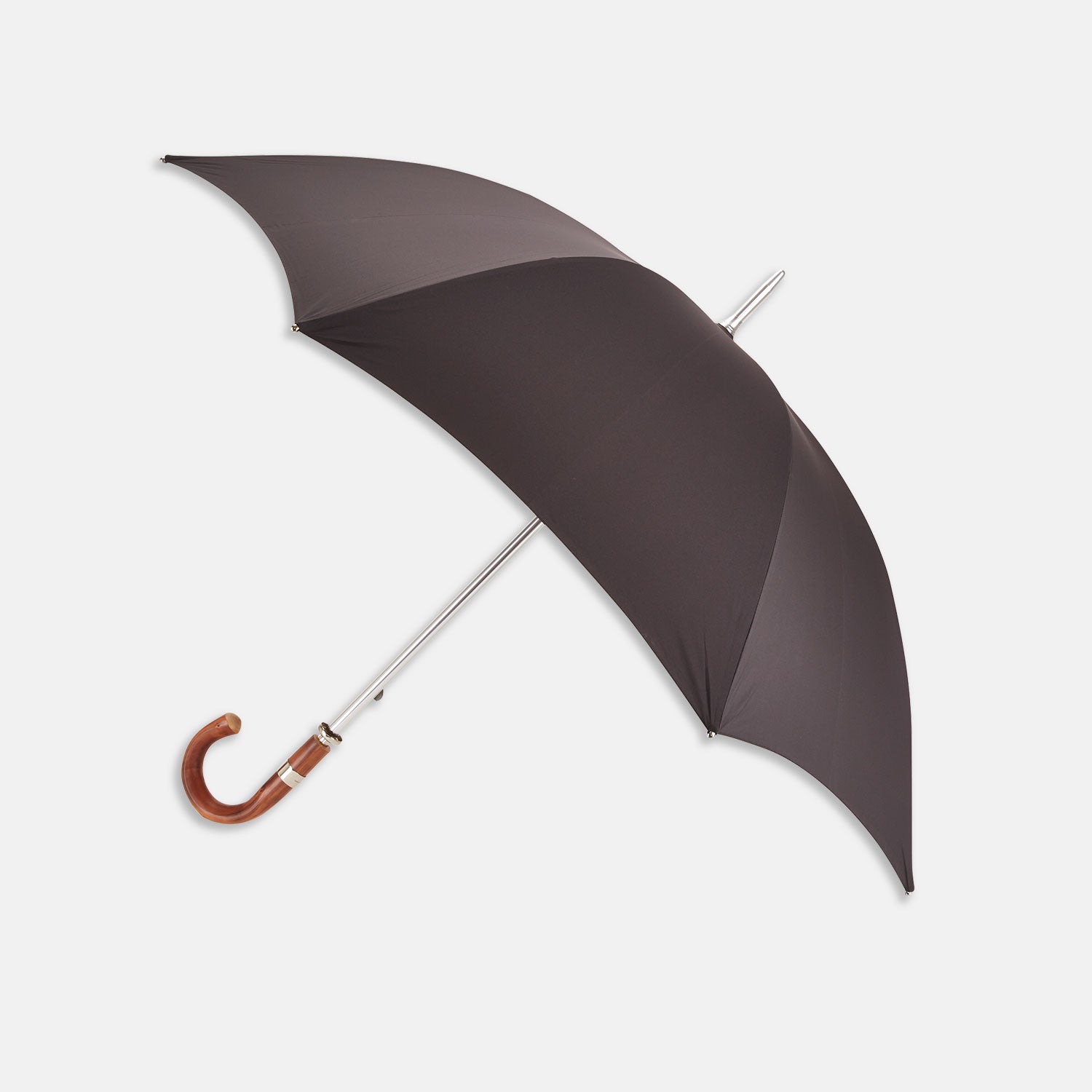 View 1 of product Dark Grey Umbrella with Chestnut Crook
