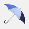 View 1 of product Sky, Royal Blue and Navy Umbrella with Chestnut Crook
