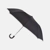 Turnbull & Asser Black Telescopic Umbrella with Black Maple Crook - Os