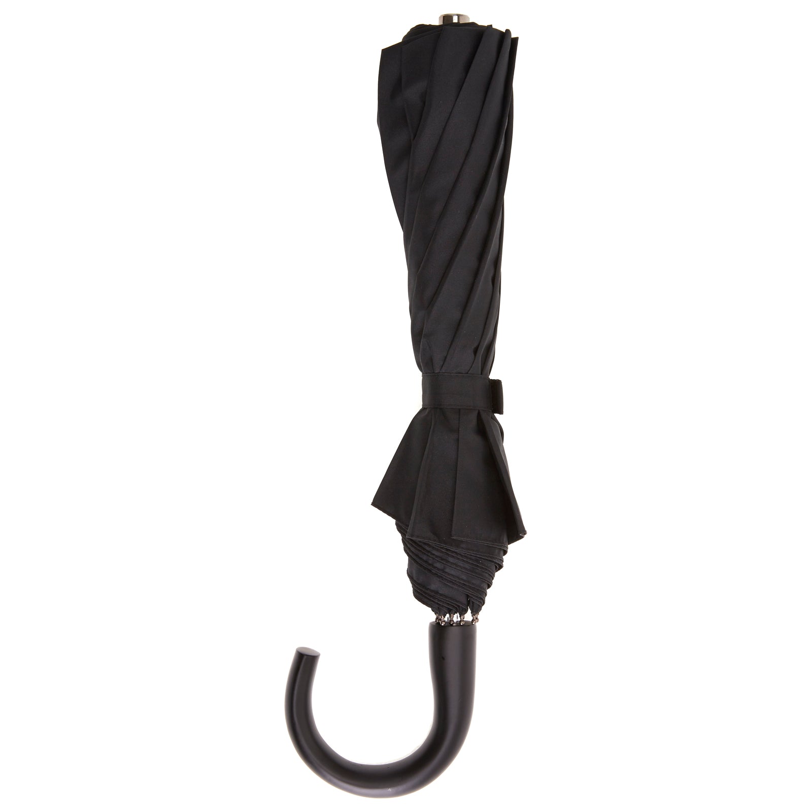 View 2 of product Black Telescopic Umbrella with Black Maple Crook