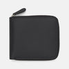 View 1 of product Black Leather 8 C/C Zipped Wallet