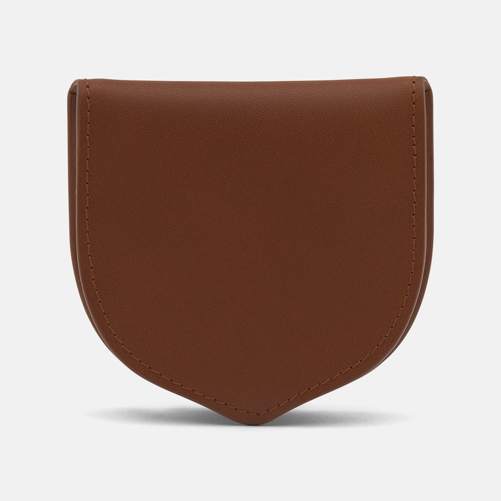 Light Tan Leather Tray Purse