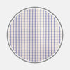 Blue Grid Check Cotton Fabric
